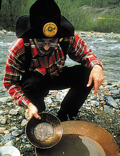Gold Panning and Salmon Bake Combo